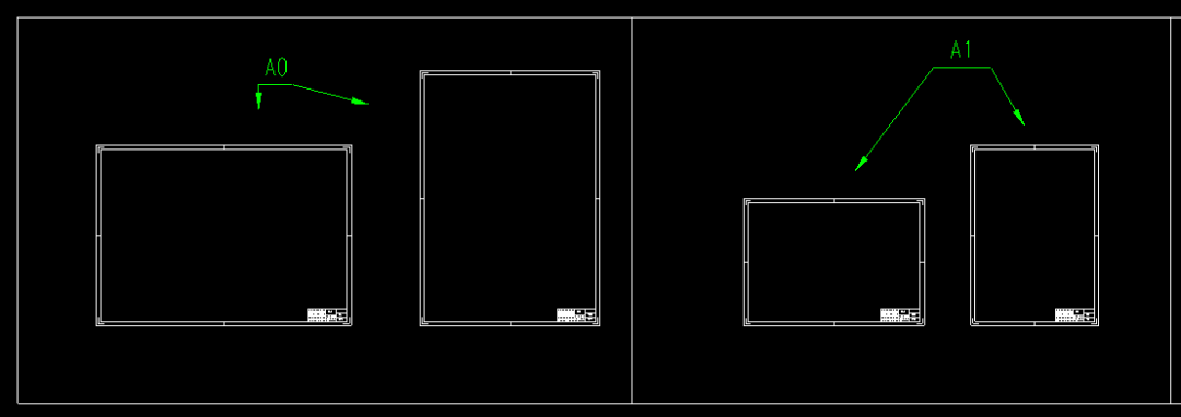 二维图纸分享!【CAD标准图框】只要画图都需要这个!的图2
